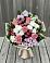 Букет цветов из: Альстромерии, Гвоздики, Розы и Хризантемы в Рощино Ставропольского края