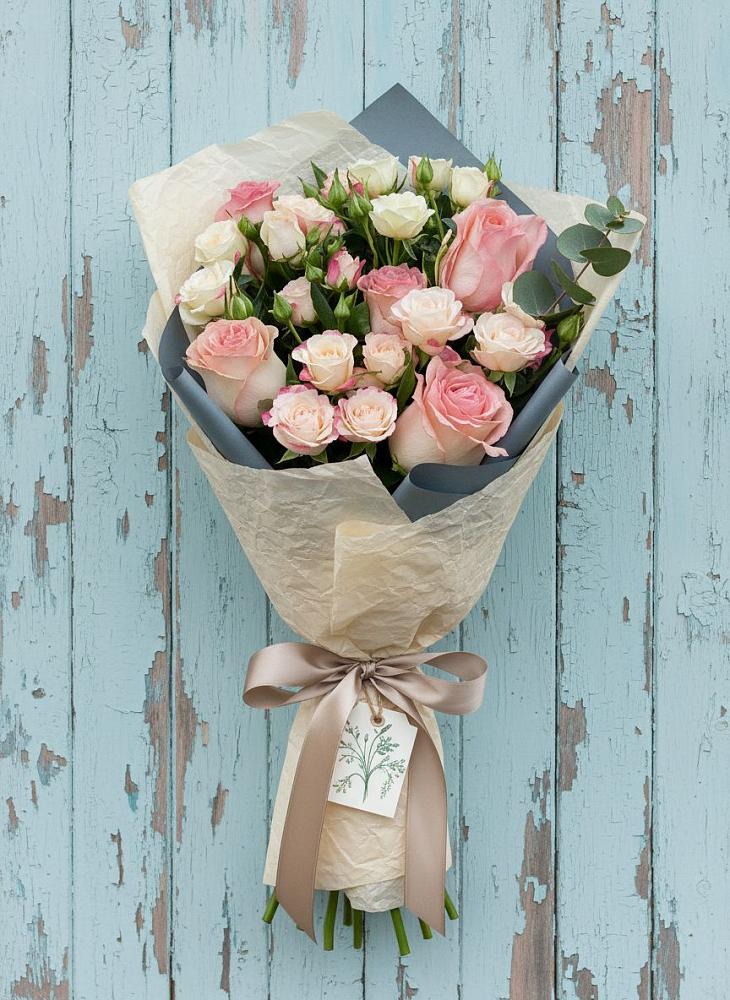 Букет цветов из: Розы в Рощино Ставропольского края