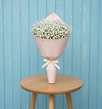 Букет цветов из:  Гипсофила в Рощино Ставропольского края