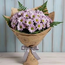 Букет цветов из:  Хризантемы в Рощино Ставропольского края