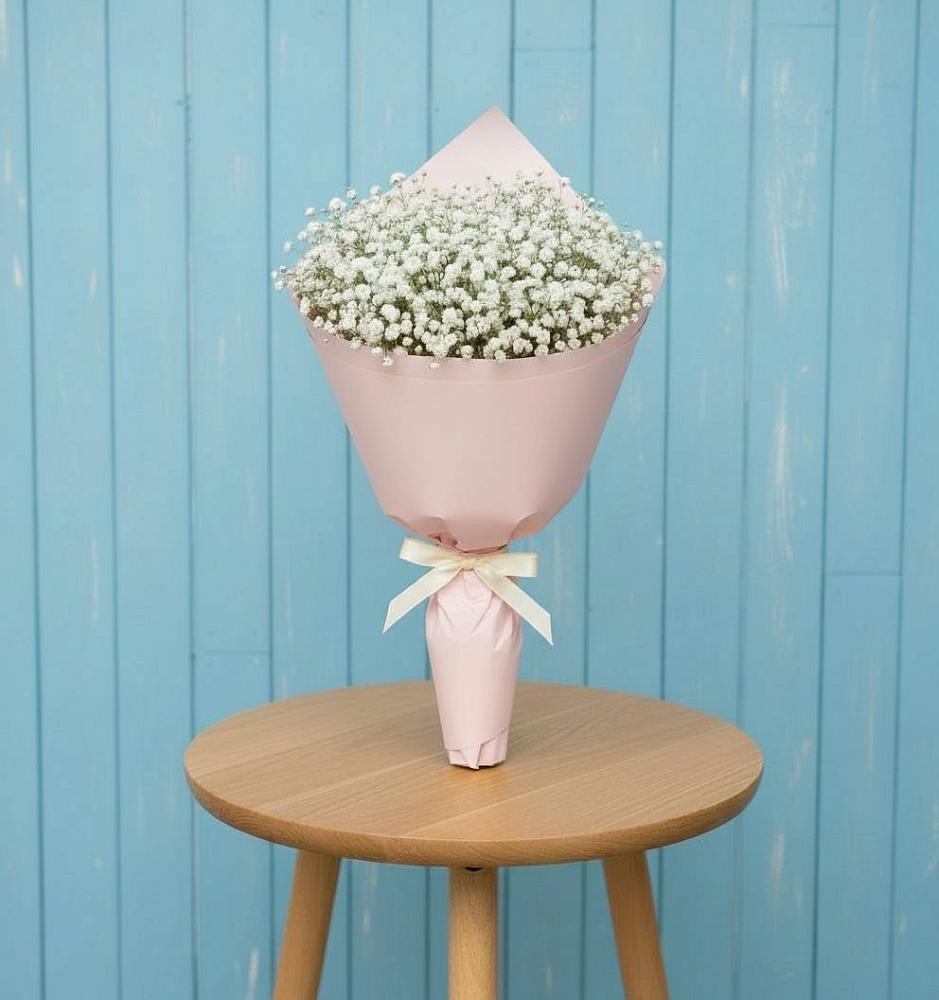 Букет цветов из: Гипсофила в Рощино Ставропольского края