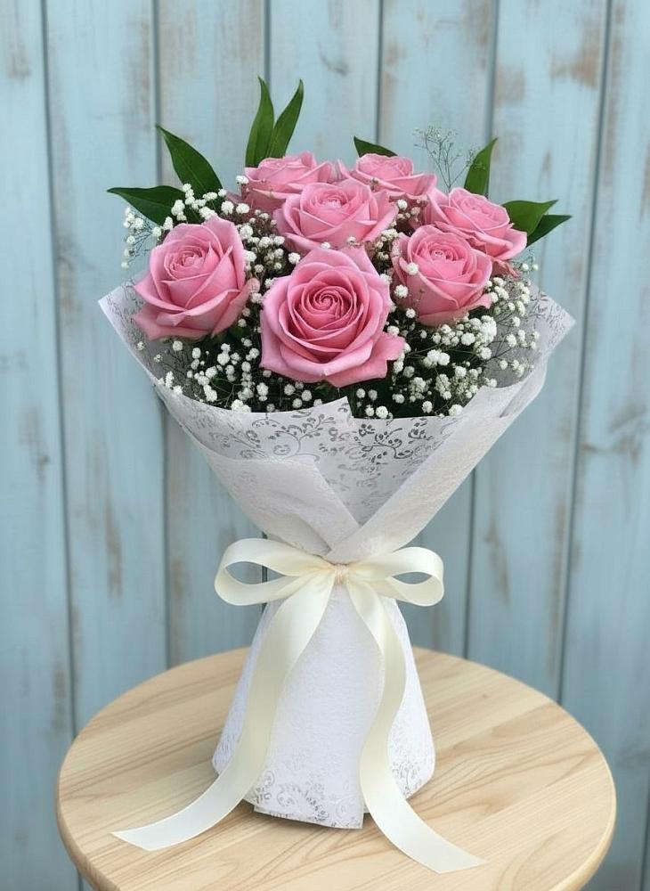 Букет цветов из: Розы в Рощино Ставропольского края
