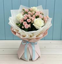 Букет цветов из:  Розы в Рощино Ставропольского края