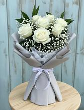 Букет цветов из:  Розы в Рощино Ставропольского края