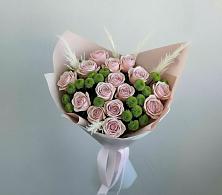 Букет цветов из:  Розы и Хризантемы #REPLACE_PRED# Рощино Ставропольского края