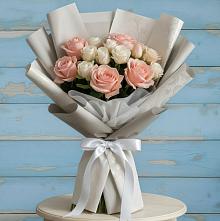 Букет цветов из:  Розы в Рощино Ставропольского края