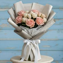 Букет цветов из:  Розы в Рощино Ставропольского края