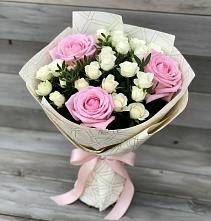 Букет цветов из:  Розы в Рощино Ставропольского края