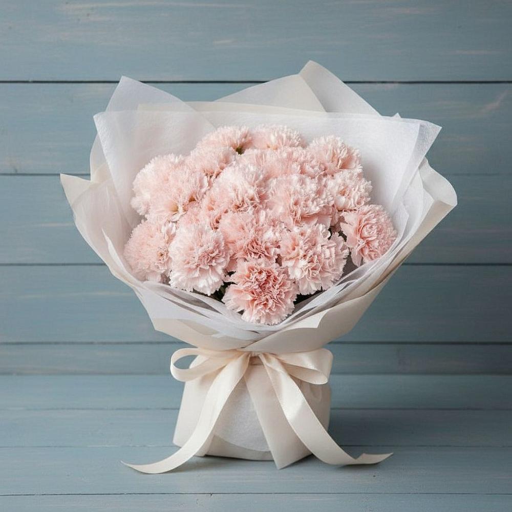 Букет цветов из: Гвоздики в Рощино Ставропольского края