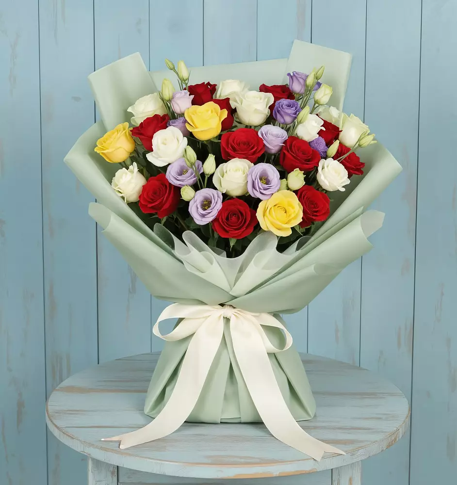 Букет цветов из: Розы в Рощино Ставропольского края